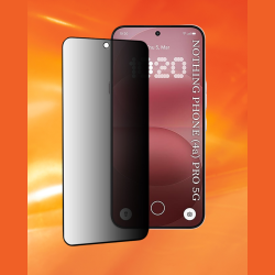 Tempered Glass Nothing Phone 4a Pro Techsuit 111D Privacy Full Glue Full Face Αντιχαρακτικό Γυαλί Προστασίας Απορρήτου Οθόνης - Black (5949419363991)