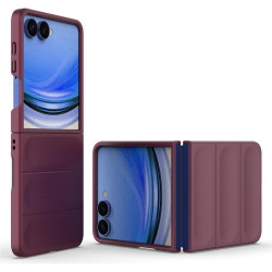 Θήκη Samsung Galaxy Z Flip8 Techsuit Magic Shield Σκληρή - Bordeaux (5949419374287)