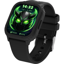 Smartwatch Kiddoboo Goat Rage Gaming Παιδικό με Οθόνη Αφής / Activity Tracker & Παιχνίδια - Black (KB019X3BLK)