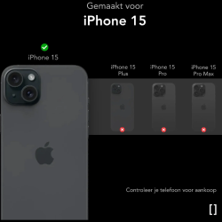 Θήκη iPhone 15 Nekit Bare Thin Case Σκληρή Λεπτή Διάφανη με MagSafe 1.2mm - Transparent (8719246595066)