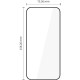 Tempered Glass Samsung Galaxy A27 Tech-Protect Glass Fit+ Full Face Αντιχαρακτικό Γυαλί Προστασίας Οθόνης 2 Τεμάχια - Black (5906302325559)