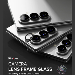 Tempered Glass Samsung Galaxy Z Fold8 Ultra / Z Fold7 Ringke Camera Lens Frame Glass Αντιχαρακτικό Γυαλί Προστασίας για Φακό Κάμερας 2 Τεμάχια - Black (8800380460638)