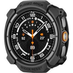 Θήκη Samsung Galaxy Watch Ultra2 2026 47mm Spigen Rugged Armor Ανθεκτική Σιλικόνης - Matte Black (ACS11611)