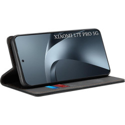 Θήκη Xiaomi 17T Pro Techsuit Confy Cover Πορτοφόλι - Black (5949419371385)