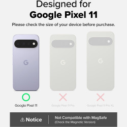 Θήκη Google Pixel 11 Ringke Fusion Ανθεκτική Σκληρή με TPU Bumper - Clear (8800380461260)