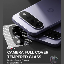 Tempered Glass Google Pixel 11 Ringke Camera Protector Full Cover Glass Αντιχαρακτικό Γυαλί Προστασίας για Φακό Κάμερας 2 Τεμάχια - Black (8800380461482)