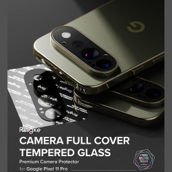 Tempered Glass Google Pixel 11 Pro Ringke Camera Protector Full Cover Glass Αντιχαρακτικό Γυαλί Προστασίας για Φακό Κάμερας 2 Τεμάχια - Black (8800380461239)