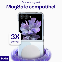 Θήκη Samsung Galaxy Z Flip8 Buddi Core Σκληρή Διάφανη με MagSafe - Transparent (8719246597411)