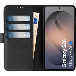 Θήκη Samsung Galaxy S26 Rosso Elite Δερμάτινο Πορτοφόλι με MagSafe - Black (8719246540578)