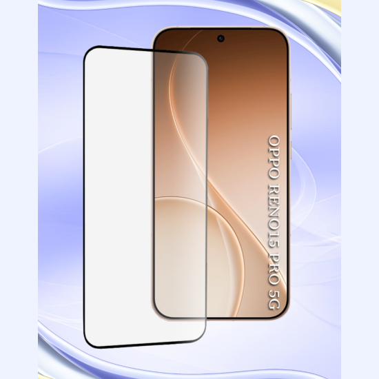 Tempered Glass Oppo Reno15 Pro Techsuit 111D Full Glue Full Face Αντιχαρακτικό Γυαλί Προστασίας Οθόνης - Black (5949419355217)