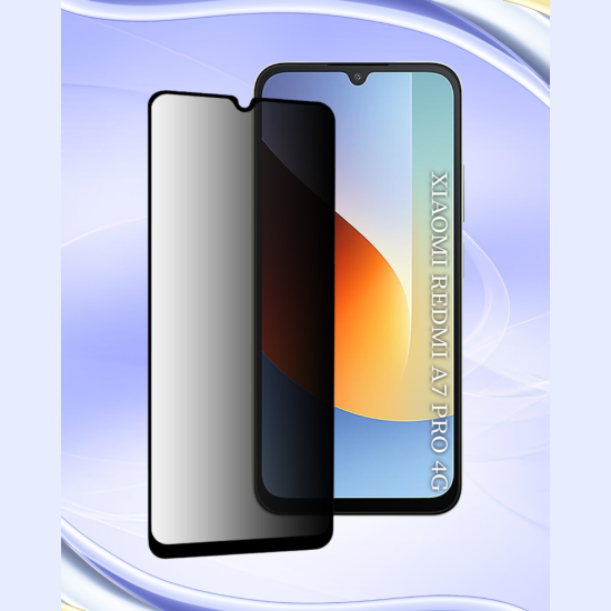 Tempered Glass Xiaomi Redmi A7 Pro 4G Techsuit 111D Privacy Full Glue Full Face Αντιχαρακτικό Γυαλί Προστασίας Απορρήτου Οθόνης - Black (5949419367258)