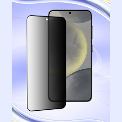 Tempered Glass Samsung Galaxy S25 / S24 Techsuit 111D Privacy Full Glue Full Face Αντιχαρακτικό Γυαλί Προστασίας Απορρήτου Οθόνης - Black (5949419126831)
