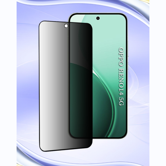 Tempered Glass Oppo Reno14 Techsuit 111D Privacy Full Glue Full Face Αντιχαρακτικό Γυαλί Προστασίας Απορρήτου Οθόνης - Black (5949419349315)