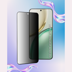 Tempered Glass Honor Magic8 Lite Techsuit 111D Privacy Full Glue Full Face Αντιχαρακτικό Γυαλί Προστασίας Απορρήτου Οθόνης - Black (5949419349971)