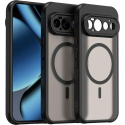 Θήκη Google Pixel 11 Pro Techsuit HaloFrost II MagSafe Σκληρή Ημιδιάφανη με MagSafe - Black (5949419382619)