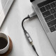 Αντάπτορας Ήχου Spacecase SoundLink Type-C (Male) σε 3.5mm Jack Aux (Female) με DAC Τσιπ - Space Gray (5905719141462)