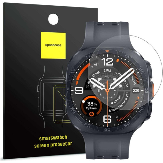Tempered Glass Samsung Galaxy Watch Ultra2 2026 47mm Spacecase Smartwatch Glass 2.5D Αντιχαρακτικό Γυαλί Προστασίας Οθόνης - Clear (5905719143824)