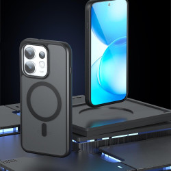 Θήκη Oppo Reno16 Techsuit PureFrost Σκληρή Ημιδιάφανη με MagSafe - Frosted Black (5949419379169)