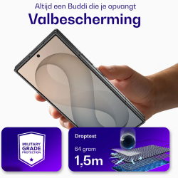 Tempered Glass Samsung Galaxy Z Fold8 Ultra Buddi Easy Fit Full Face Αντιχαρακτικό Γυαλί Προστασίας Εξωτερικής Οθόνης 2 Τεμάχια - Black (8719246610691)