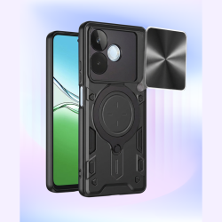 Θήκη Oppo A5 Pro Techsuit CamGuard Pro με Κάλυμμα για την Κάμερα & Μεταλλικό KickStand - Black (5949419292079)