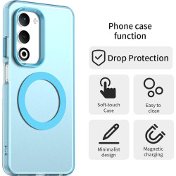 Θήκη Oppo A5 Techsuit CandyCase Σκληρή Ημιδιάφανη με MagSafe - Blue (5949419335493)
