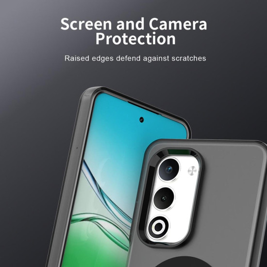 Θήκη Oppo A5 Techsuit CandyCase Σκληρή Ημιδιάφανη με MagSafe - Black (5949419335523)