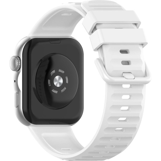 Λουράκι Huawei Watch Fit 5 Pro Techsuit Watchband W082 Σιλικόνης - White (5949419373754)