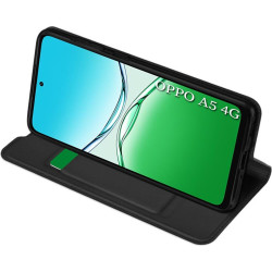Θήκη Oppo A5 Techsuit Magskin Book Πορτοφόλι από Οικολογικό Δέρμα - Black (5949419324527)