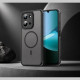 Θήκη Xiaomi Redmi 15C 4G Techsuit HaloFrost II MagSafe Σκληρή Ημιδιάφανη με MagSafe - Black (5949419336445)