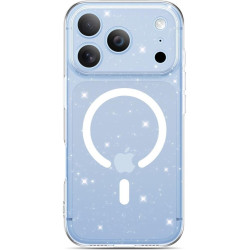 Θήκη iPhone 18 Pro / 17 Pro Tech-Protect FlexAir Διάφανη Σιλικόνης με MagSafe - Glitter (5906302325160)