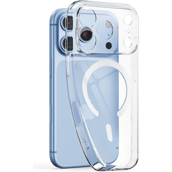 Θήκη iPhone 18 Pro Max / 17 Pro Max Tech-Protect FlexAir Διάφανη Σιλικόνης με MagSafe - Clear (5906302325139)