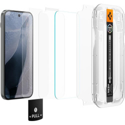 Tempered Glass Google Pixel 11 Pro XL Spigen GLAS.tR EZ Fit Pro AluminaCore 10H+ Ανθεκτικό Αντιχαρακτικό Γυαλί Προστασίας Οθόνης 2 Τεμάχια - Clear (AGL11485)