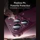 Tempered Glass iPhone 18 Pro / 18 Pro Max ESR Armorite Camera Lens Protectors Αντιχαρακτικό Γυαλί Προστασίας για Φακό Κάμερας - Deep Burgundy (4894240306147)