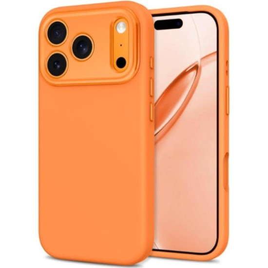 Θήκη iPhone 18 Pro / 17 Pro Tech-Protect Uniq MagSafe CC Σιλικόνης με MagSafe - Cosmic Orange (5906302341313)