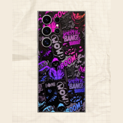 Αυτοκόλλητο Skin Προστασίας Πλάτης Samsung Galaxy S24 Ultra Gams Premium Vinyl Skin Back Plate - 3D Neonbomb (GAMS-VNL-SKIN-3DNB-002-201)