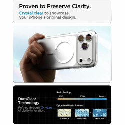 Θήκη iPhone 18 Pro Max / 17 Pro Max Spigen Ultra Hybrid MagFit Ανθεκτική Σκληρή με MagSafe - Clear / White (ACS12118)