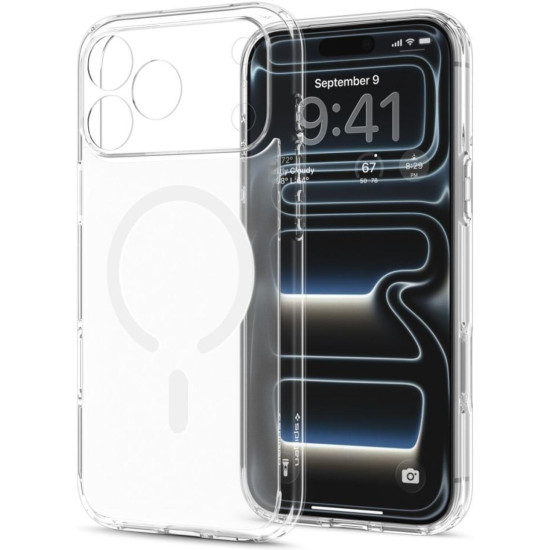 Θήκη iPhone 18 Pro / 17 Pro Spigen Ultra Hybrid MagFit Ανθεκτική Σκληρή με MagSafe - Frost White (ACS12161)