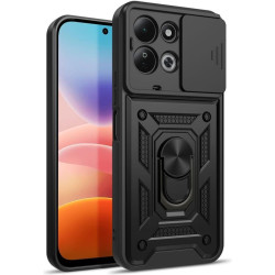 Θήκη Xiaomi Redmi 17 Tech-Protect Camshield Pro Ανθεκτική με Κάλυμμα για την Κάμερα & Ring Holder - Black (5906302342822)
