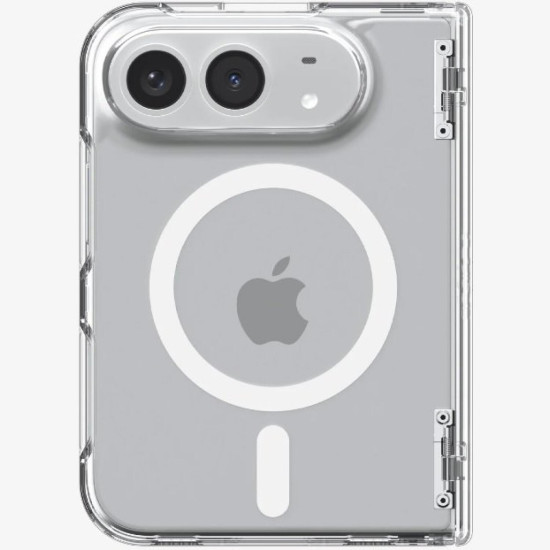 Θήκη iPhone Duo Spigen Ultra Hybrid Pro MagFit Σκληρή με MagSafe - Clear / White (ACS11688)