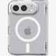 Θήκη iPhone Duo Spigen Ultra Hybrid Pro MagFit Σκληρή με MagSafe - Clear / White (ACS11688)