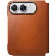 Θήκη iPhone Duo Nomad Traditional Horween Leather Folio Δερμάτινο Πορτοφόλι με MagSafe - Saddle (NM017682858)