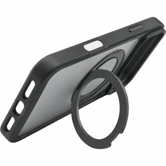 Θήκη iPhone 18 Pro Max Vivid Skin Feel MagSafe Case With 360 Rotating Stand Ημιδιάφανη με MagSafe & Περιστρεφόμενο KickStand - Black (VIVGGS000109)