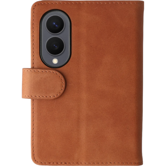 Θήκη Samsung Galaxy Z Fold8 Rosso Deluxe Δερμάτινο Πορτοφόλι - Brown (8719246608704)