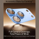 Tempered Glass iPhone 18 Pro ESR Armorite Pro Camera Lens Protector Αντιχαρακτικό Γυαλί Προστασίας για Φακό Κάμερας με Μεταλλικό Πλαίσιο - Blue (4894240306338)