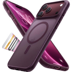 Θήκη iPhone 18 Pro / 17 Pro Torras Guardian Mag Hμιδιάφανη Ανθεκτική με MagSafe - Purple (6942765591543)