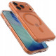 Θήκη iPhone 18 Pro / 17 Pro Spacecase Clear MagSafe Σκληρή Διάφανη με MagSafe - Orange (5905719144166)