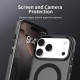 Θήκη iPhone 18 Pro / 17 Pro Techsuit CandyCase Σκληρή Ημιδιάφανη με MagSafe - Black (5949419380219)