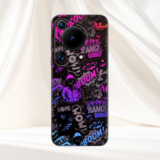 Αυτοκόλλητο Skin Προστασίας Πλάτης Huawei Pura 70 Ultra Gams Premium Vinyl Skin Back Plate - 3D Neonbomb (GAMS-VNL-SKIN-3DNB-005-146)
