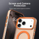 Θήκη iPhone 18 Pro / 17 Pro Techsuit CandyCase Σκληρή Ημιδιάφανη με MagSafe - Orange (5949419380165)