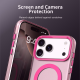 Θήκη iPhone 18 Pro Max / 17 Pro Max Techsuit CandyCase Σκληρή Ημιδιάφανη με MagSafe - Pink (5949419380257)